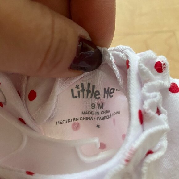 MERRY Christmas 3-Piece Girl's My First Christmas Top Pants Headband - Picture 4 of 9